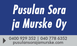Pusulan Sora ja Murske Oy logo